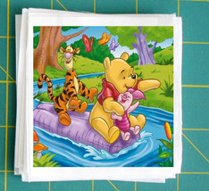 Winnie the Pooh 8x8&quot; Fabric Panel for Quilting Sewing Crafting WTP749623 - £3.93 GBP+