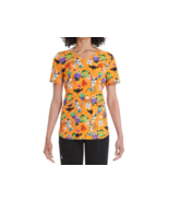 Scrubstar Women&#39;s Scary Sweets Scrub Top Multicolor Size XL - $37.01 CAD