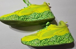 PUMA RS-X Rick &amp; Morty Sneakers Yellow &amp; Green Neon 386781-01 Men’s size... - $37.23 CAD