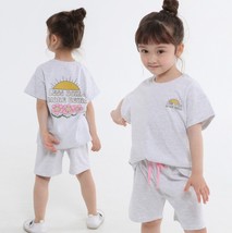 kids clothes/Children top and bottom 2 Piece set [Less Doing More Being] - £13.76 GBP