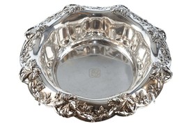 c1905 Large Antique Tiffany Sterling Silver Pierced edge Bowl - $1,831.50