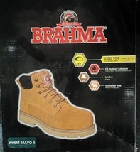 Brahma Wheat Bravo 11  Steel Toe Work Boots Men&#39;s - $675.56 MXN