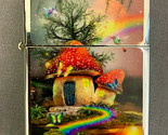 Fantasy Mushroom Home Art D1 Flip Top Dual Torch Lighter Wind Resistant - $16.78