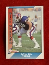 Will Wolford Tackle Buffalo Bills Pacific 1991 #35 - $2.97