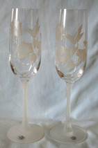 Avon Hummingbird Fluted Champagne Glass 9&quot;, Pair - £16.61 GBP