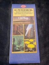 AAA St. Petersburg Including St. Petersburg Beach, Clearwater, Dunedin..Map 1996 - £6.99 GBP