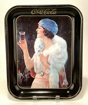 Vintage Original 1973 Coca Cola Party Girl Flapper Serving Tray 1925 Adv... - £16.78 GBP