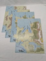 Lot Of (4) Victory Columbia Games Maps 11A 12A 13A 14B - $39.60