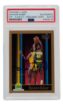 Shawn Kemp Signed 1990 SkyBox #268 Seattle Supersonics Basketball Card PSA/DNA - £69.00 GBP