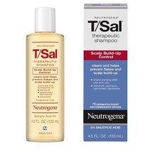 Neutrogena T/Sal Scalp Build-Up Control Therapeutic Shampoo 4.5 oz., 4 Pack 0524 - £25.71 GBP