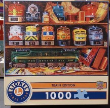 Lionel Trains Union Pacific Jigsaw Puzzle Lot 2 1000-1500pc Springbok - £21.75 GBP