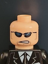 LEGO Batman Minifigure Head Henchman Sunglasses 7888 7783 7782 7781 - £11.19 GBP