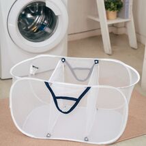 Pop-Up Mesh Triple Sort Laundry Basket with Three Compartments, White, 1... - $22.89