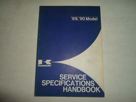 1989 1990 Kawasaki Service Specifications Handbook Manual FACTORY OEM BO... - $7.95