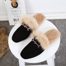 Real  Slippers Shoes Woman  Women&#39;s ry Slippers Winter Warm Women Shoes Fashion  - £32.30 GBP