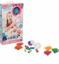 Pom Pom Wow Starter Pack 45 Pom Poms 7 Colors Yarn Sealed Kids Craft Gift New - £7.63 GBP