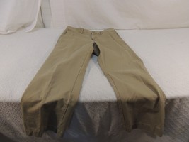 Eddie Bauer Legend Wash Khaki Pants Men&#39;s 32 Tan 100% Cotton Casual 50646 - £17.79 GBP