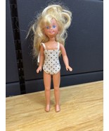 Vintage 1991 Mattel Skipper Fashion Doll Bathing Suit Barbie KG JD - $19.80