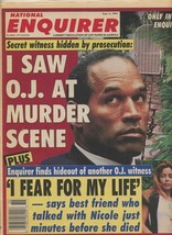 National Enquirer 1994 I Saw O J at the Murder Scene  - £13.41 GBP