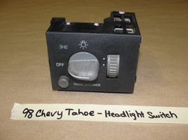 OEM 98 Chevy TAHOE HEADLIGHT DIMMER SWITCH BEZEL TRIM - $44.54