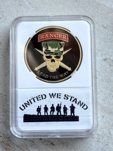 Us Army Ranger Lead The Way Challenge Coin With Case - £13.28 GBP