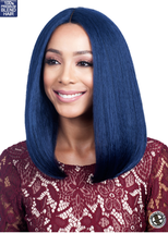 Midway Bobbi Boss MBLF90 Juba Natural Look Swiss Lace Front Human Hair Blend Wig - £23.16 GBP