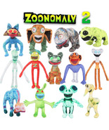 Zoonomaly 2 Plush Doll Blue Cat Green Rabbit Purple Monkey Stuffed Anima... - $21.35 CAD