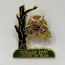 Pinellas Park Florida Elks 2217 BPOE Ladies Of Elks Enamel Lapel Hat Pin - £6.30 GBP