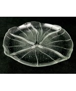 5-Section Divided Serving Platter, Libbey Glass &quot;A-La-Carte&quot; Morning Glory - $20.03 CAD