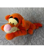 Disney Tigger Tiger Plush 22&quot; Laying Winnie Pooh Large Long Stuffed Anim... - $40.94 CAD