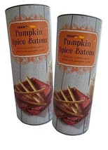 2x Cans Trader Joes Pumpkin Spice Baton Rolled Wafers 5 OZ Each - $18.80
