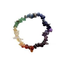 7 Chakra Chip Bracelet - $6.71