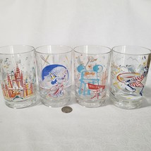 Set of 4 25th Anniversary McDonald&#39;s Walt Disney World Glasses Mickey VTG 1996 - £21.29 GBP