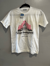 80s TOKYO DISNEYLAND Vintage NEW Tshirt-Small White/Pink Single Stitch C... - £132.38 GBP