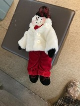 Christmas/ seasonal snowman, detailed face, ready for Christmas 17” - £10.95 GBP