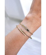 14K Solid Gold Custom Engraved Bracelet-Two-Tone ID Bracelet-Friendship ... - $5,420.75 MXN