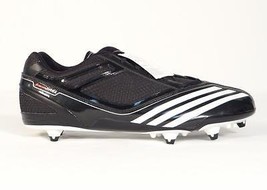Adidas Scorch Thrill D Low Black &amp; White Football Cleats Shoes Mens NWT - $99.99
