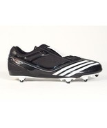 Adidas Scorch Thrill D Low Black &amp; White Football Cleats Shoes Mens NWT - £79.69 GBP