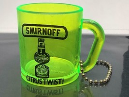 Vintage Promo Keyring Smirnoff Keychain Citrus Twist Ancien Shotz Porte-Clés Cup - £7.02 GBP