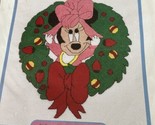 Disney Babies Minnie Wreath (Christmas) Cross Stitch Kit 32024 Partially... - $17.61