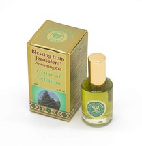 Gold Anointing Oil Ceder of Lebanon 12ml from Holyland Jerusalem - Limit... - $13.62