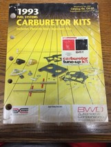 Vintage 1993 Bwd Carburetor Kit &amp; Throttle Body Injection Catalog - £18.95 GBP