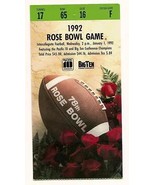 1992 Rose Bowl Game ticket stub Washington Huskies Michigan Wolverines - $845.96 MXN