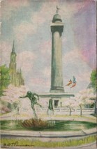 The Washington Monument West Mount Vernon Place Postcard PC624 - £3.81 GBP