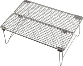 Titanium Girll Camp Fire Cooking Racks By Cook&#39;N&#39;Escape Are, And Hiking. - £63.93 GBP