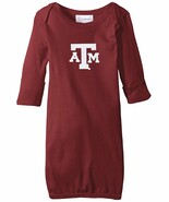 NCAA Texas A&M Aggies Children Unisex Layette Gown,One Size,Maroon