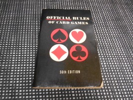 Old Vtg 1887/1969 Official Rules Of Card Games Book 56th Edition Whitman Publish - £15.81 GBP