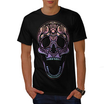 Sugar Skull Shirt Scary Horror Men T-shirt - £10.38 GBP