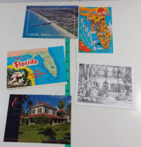 post cards lot of 5, florida  (316) - £4.67 GBP