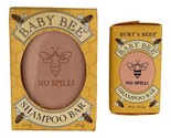 Burt&#39;s Bees Baby Bee Shampoo Bar Set No Spill Full Size &amp; Travel Size New - £35.80 GBP